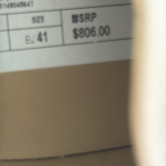 Giuseppe Zanotti blush sneakers nwt size 41 - Picture 8 of 8